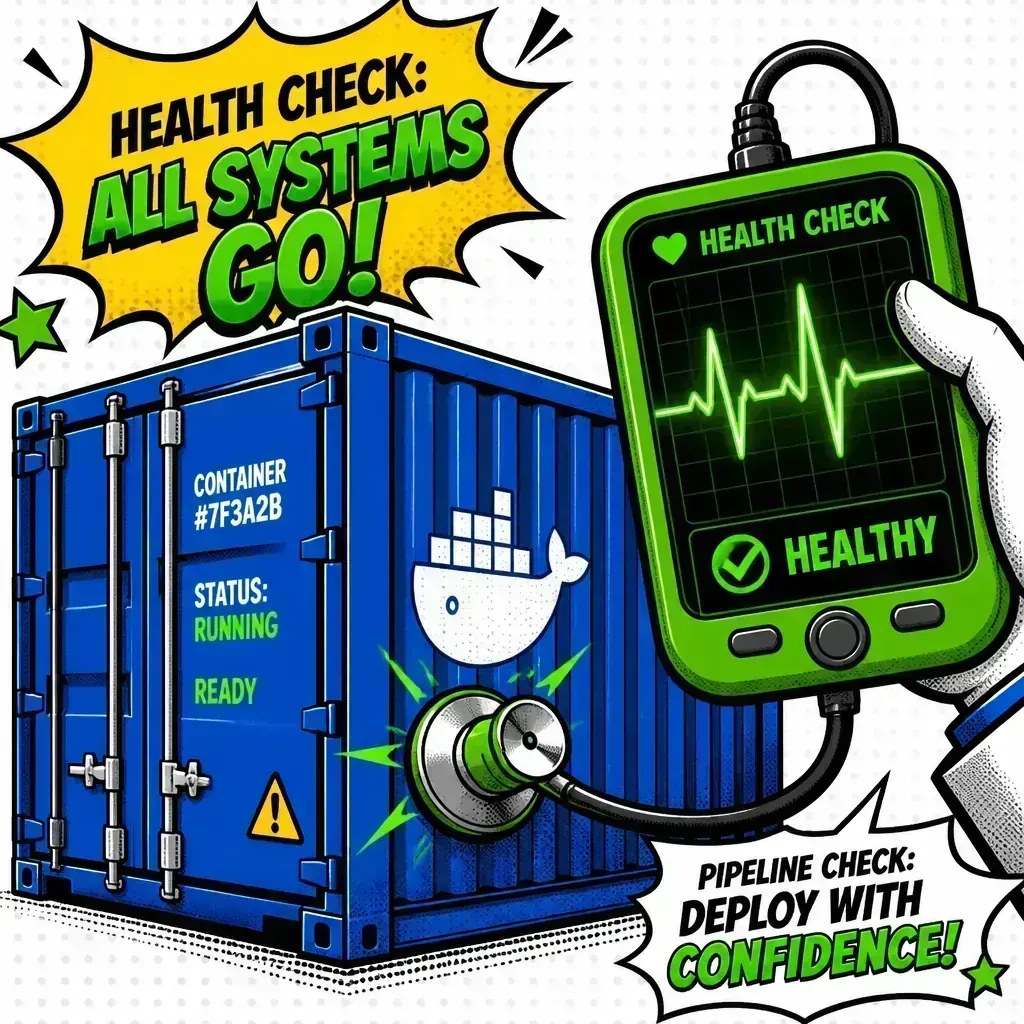 Dashboard visualization of health check monitoring across rolling deploy